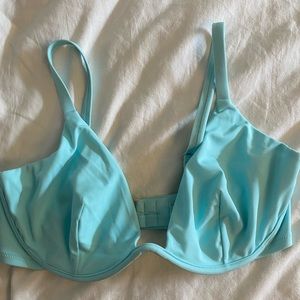NWT 38DD Light Blue Shade and Shore Bikini Top